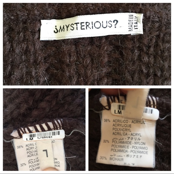 Mysterious Italian wrap style cardigan - Picture 5 of 8